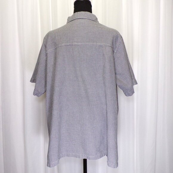 Fashion Bug Embroidered Top Women 22/24 Black White Floral Button Up Slits - Picture 7 of 11